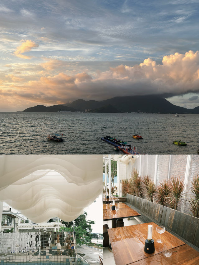 海邊海景泡池度假別墅｜將時間浪費喺睇薄荷海嘅房間