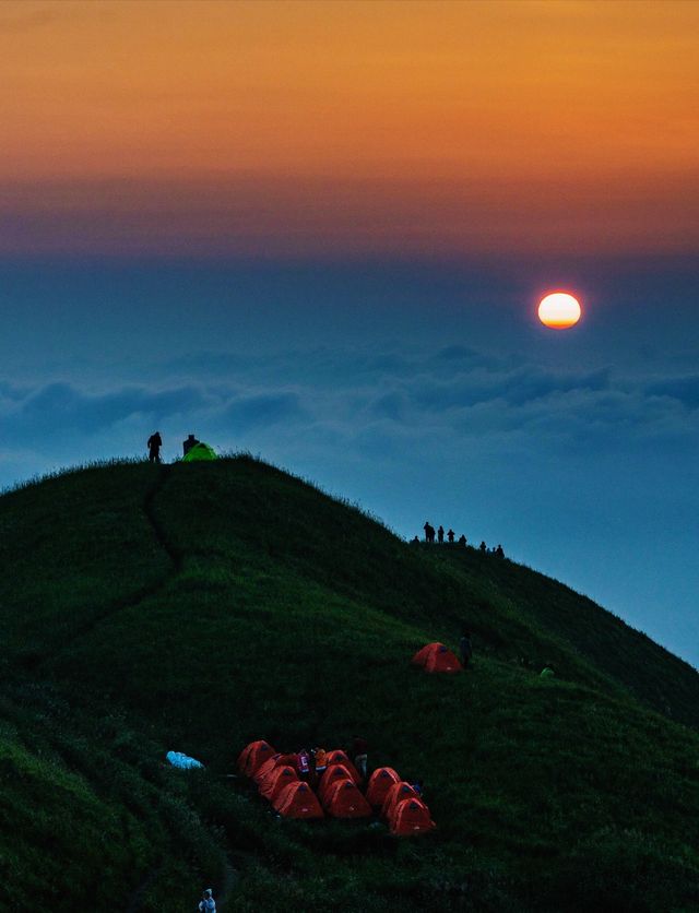 萍鄉旅遊攻略武功山露營