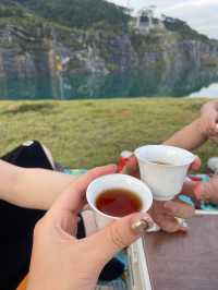 人少景靚，呢個地方太適合飲茶啦||江西吉安安福起鳳山礦坑公園