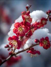 冬日裡的「雪景」,宛如「夢幻仙境」