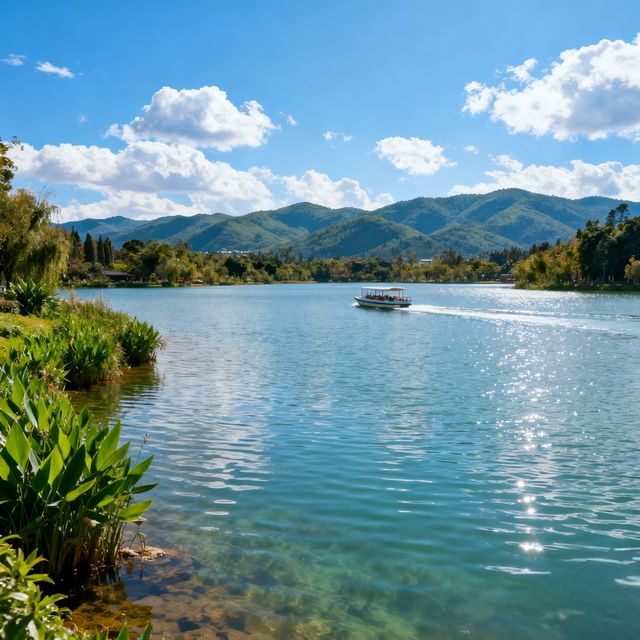 省錢遊彌勒2天夠過癮！湖泉踏浪、東風賞花，少花錢也能爽翻天