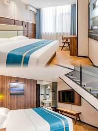 五四廣場智能酒店天花板！步行看海的科技感住宿太香