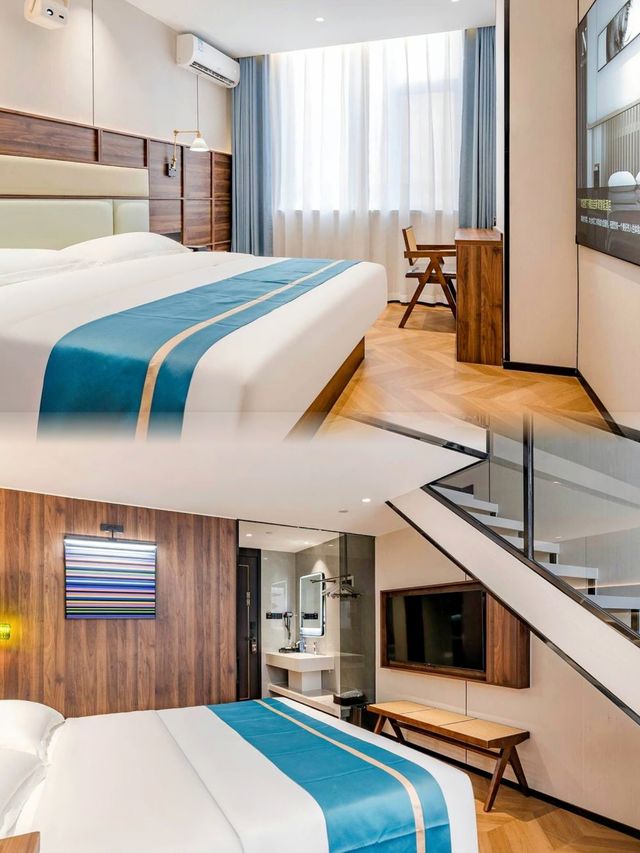 五四廣場智能酒店天花板！步行看海的科技感住宿太香