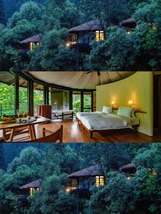 Курорт Naked Retreats Moganshan зимой обладает неповторимым очарованием.