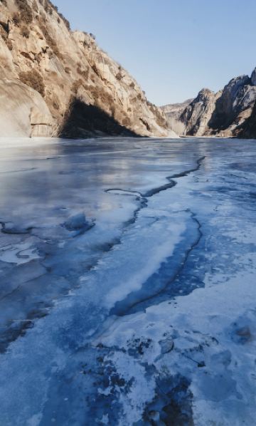 Beijing Surroundings | Falling into the "Blue Ice Galaxy" of Baihe Gorge
