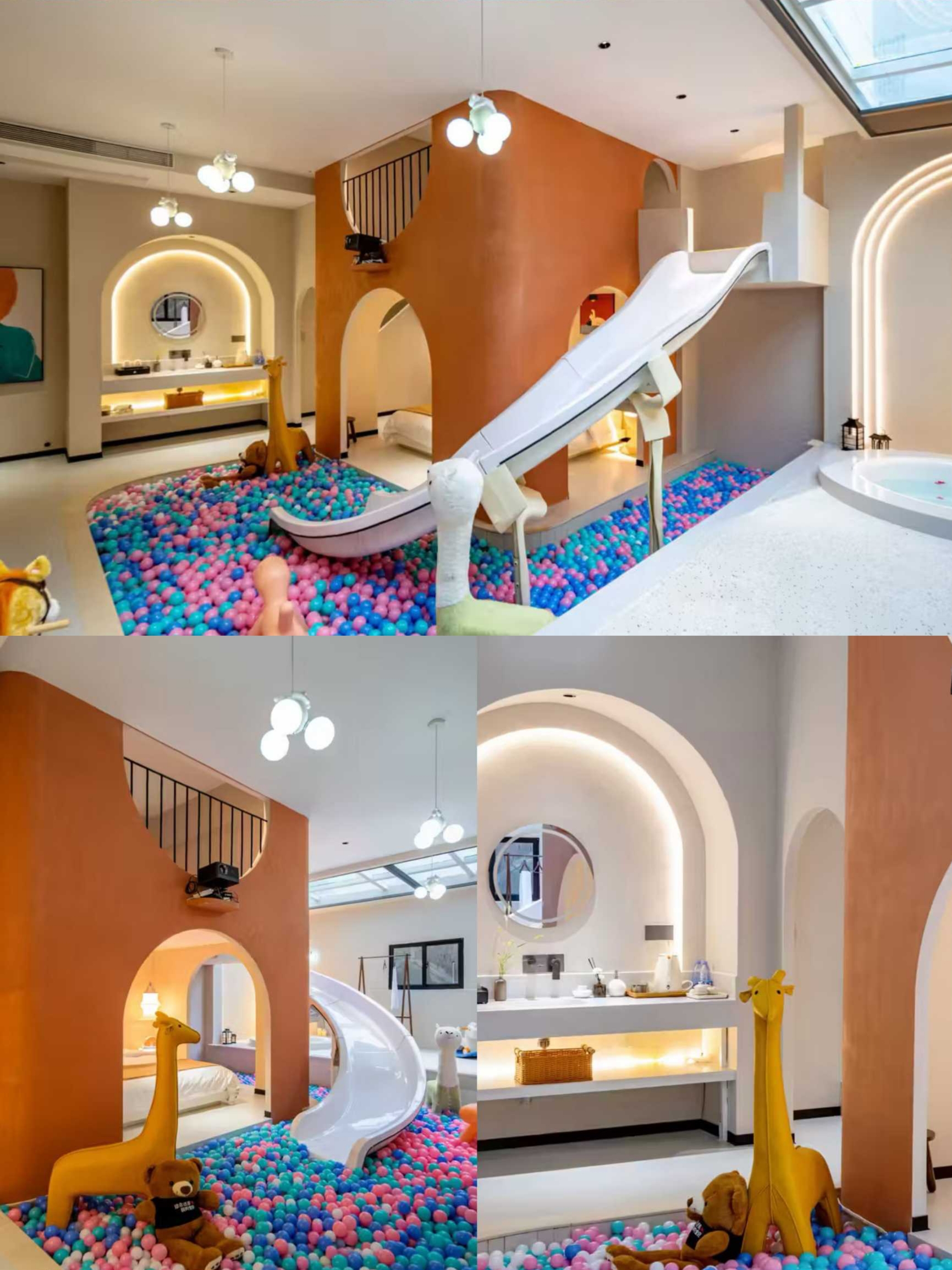 Who would have thought! Found a treasure parent-child accommodation in Jimei, Xiamen 🥳 The room comes with a super large slide, kids go wild as soon as they enter, they can have endless fun without stepping outside—truly a blessing for families with children!

The location is simply unbeatable, situated in the heart of Jimei. It's just a short 5-minute walk to the seaside, perfect for taking kids to dig sand and explore the beach right outside the door, capturing the playful seaside vibe with ease. Close to metro and bus stops, travel is very convenient, and a quick taxi ride takes you straight to popular spots like Jimei School Village and Shili Changdi.

During leisure time, you can easily visit Jiageng Park and the Dragon Boat Pond along the way, surrounded by rich natural scenery, making it easy and relaxed to stroll with kids. At dusk, be sure to head to Shili Changdi to catch the stunning sea train view—the atmosphere is incredible, like stepping into a Studio Ghibli anime world, every snapshot is a healing masterpiece.

The host’s thoughtfulness is top-notch, offering a full set of children’s supplies and mosquito repellent bracelets upon check-in, carefully taking care of the little ones’ daily needs. They also provide free bottle warming and sterilization of baby food utensils, making childcare worries disappear. On rainy days, cute cartoon raincoats and hole shoes are provided for worry-free outings. Upon checkout, you’ll receive an adorable starfish plush toy, full of warm service and happiness—traveling with kids has never been easier!