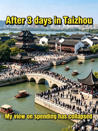 Spent 3 days in Taizhou and my perspective on spending was completely upended