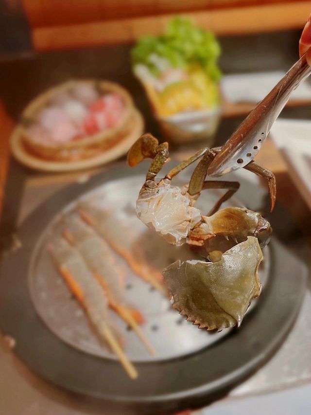 全港首創一人🦐🦀🐟蒸氣火鍋