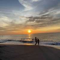 Beautiful sunset in the Philippines 