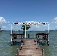 สะพานไม้ไผ่ อ่าวท่าเลน ความสวยสงบ