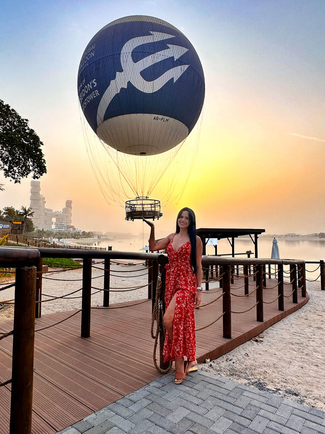Soaring Above the Palm - Dubai Balloon
