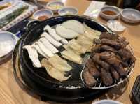 화려한 불꽃과 🔥살살 녹는 소고기 🐮조합 조선의 한우 남포점