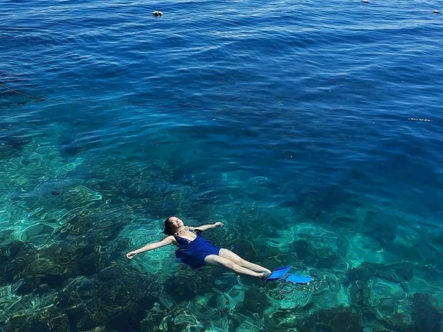 #no filter🌊純天然碧海藍天美人魚🧜🏻‍♀️