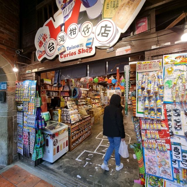 A Historical Lane With Many Street Food