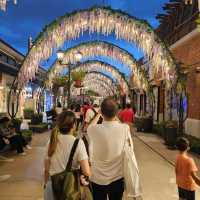 Evening at Chao Phraya River with Malls