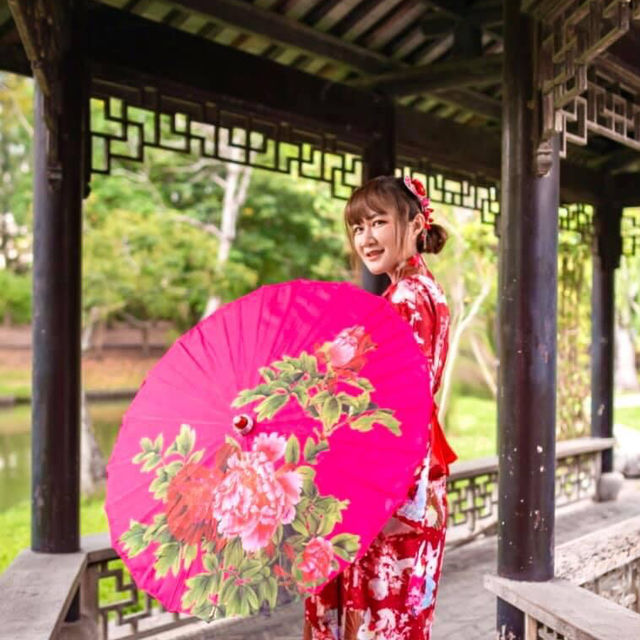 ถ่ายรูปที่ไทยเหมือนไปจีนที่ “สวนจีน สวนหลวงร.9”
