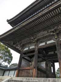 世界遺産【仁和寺】のニ王門は、２体の金剛力士像達に護られている