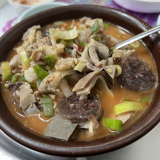 구미역 앞 중앙시장 전통 맛집, 선산순대