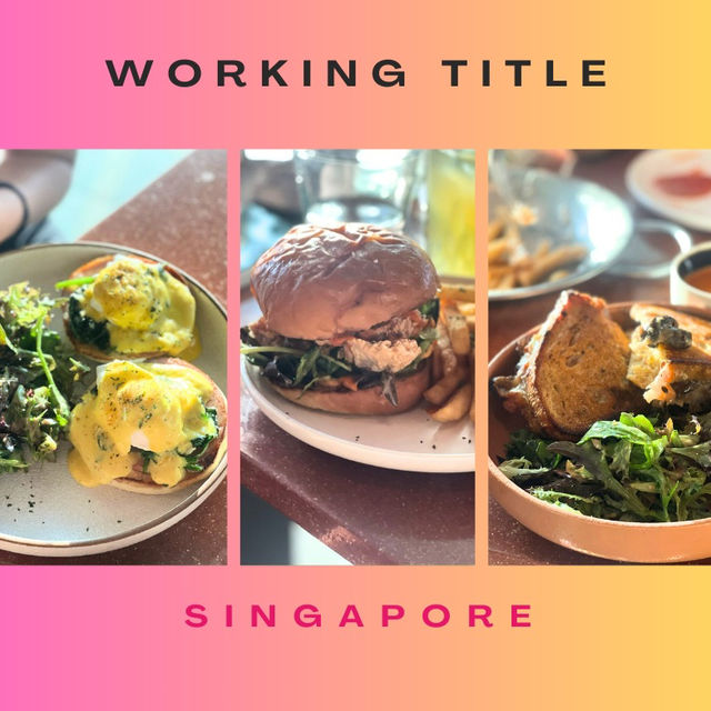 Working Title Riverside café in Singapore