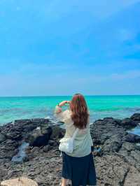 제주 애매랄드빛 바다 애월 한담해안산책로 🌊🏝️