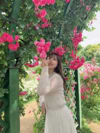 バラ園でプリンセス気分👸🏼🌹【千葉】