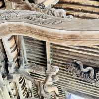 山形庄内・鳴き天井のある神社