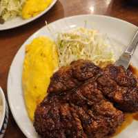 오사카 현지인 맛집인 돈테키 정식입니다!!