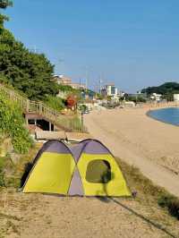 수영하기 좋은 고운모래 해변 구조라해수욕장🏖