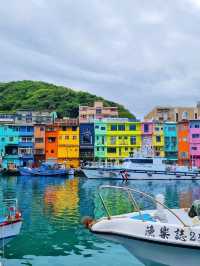 🌈 บ้านสีรุ้ง ท่าเรือเจิ้งปิน ไต้หวัน