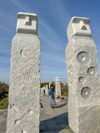 【静岡】モアイ像を発見⁉️石人の星公園の不思議スポット🗿✨
