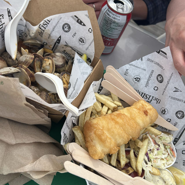 Fisherman’s wharf!  Best oysters I’ve ever tasted 