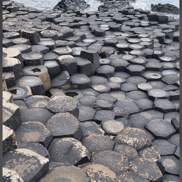 Explore the mythical landscape of the Giant’s Causeway – where nature’s architecture meets Irish leg