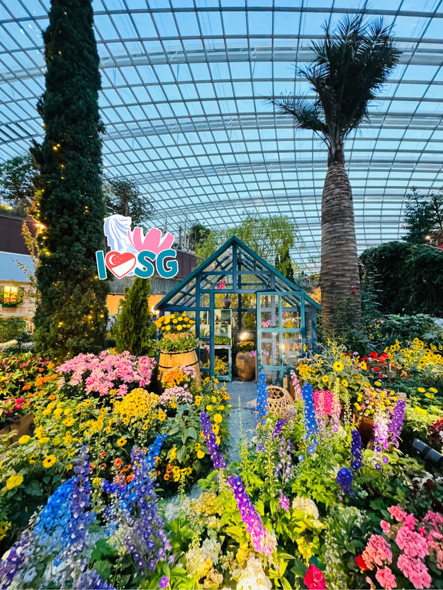 🇸🇬 Experience the largest glass greenhouse flower dome