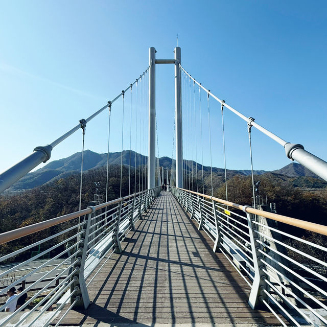 Pocheon Hantangang River Sky Bridge: A Scenic Walk Above the River 🇰🇷