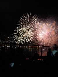 熱海城前から見る熱海花火大会🎆