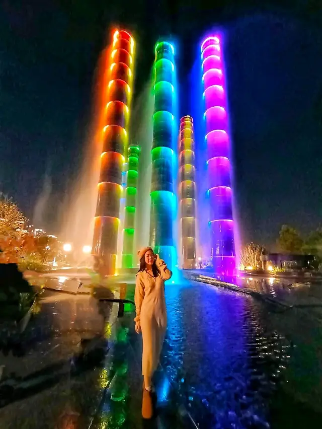 대나무 분수 SKP 백화점.