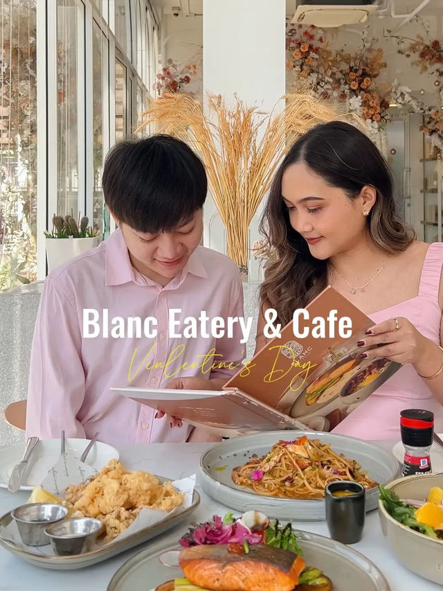 ดินเนอร์สุดหรูท่ามกลางดอกไม้ "Blanc Eatery & Cafe