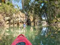 พายเรือคายัค น้ำผุดธรรมชาติบ้านท่าช้าง เขาใหญ่ 🛶🌳