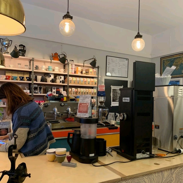 a lovely coffee roastery 