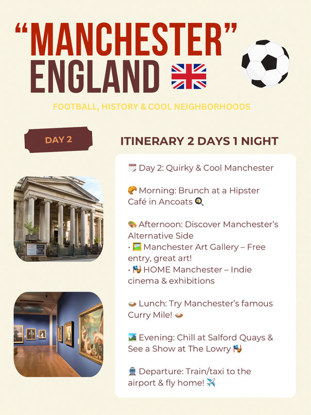 Manchester itinerary 