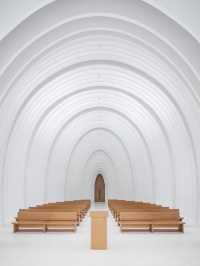 Modern iconic Chamber church in Qingdao, China