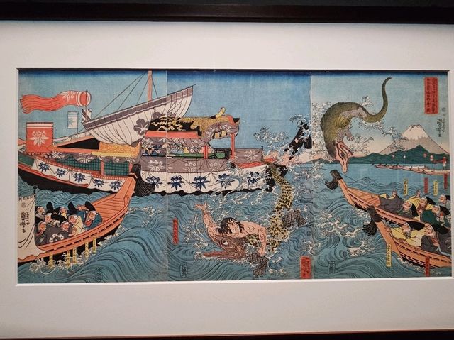 高雄楠梓展覽到5月25日為止的日本浮世繪典藏展