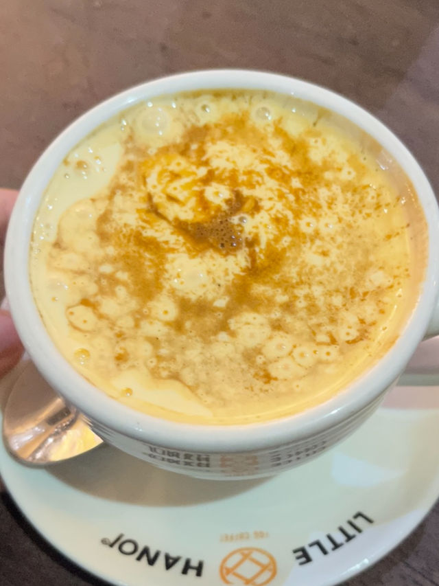 กาแฟไข่ ที่ Little hanoi ☕️🥚