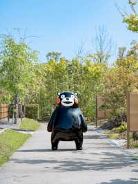 【まさかの無料】84体のくまモンに会える公園❤️🖤ˊ˗
