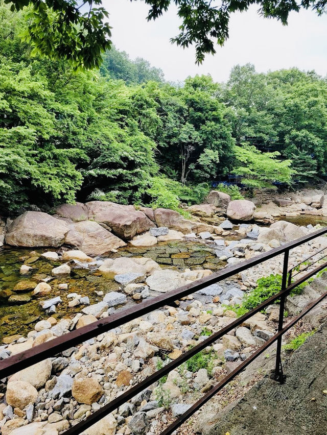 The famous valley located in Gwangyang, Jeollanam-do.