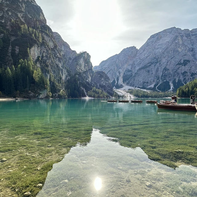 ☀️ SonnySideUP: Stillness at Lake Dobbiaco