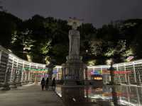 Lanterns and Twilight: My First Night at Bongeunsa Temple