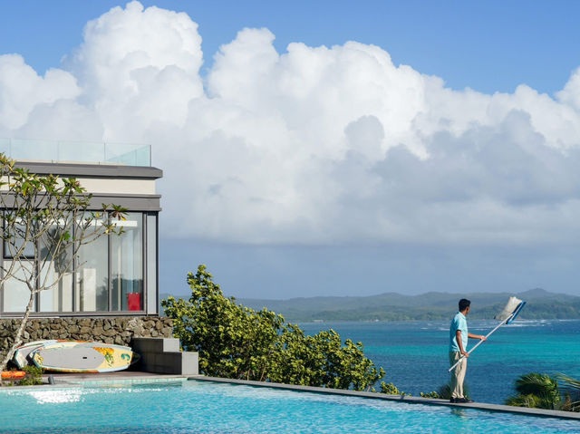 Palau sunrise sea view landison retreat 