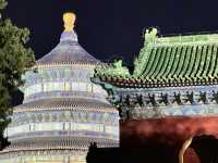 Night stroll at the park of Temple of Heaven