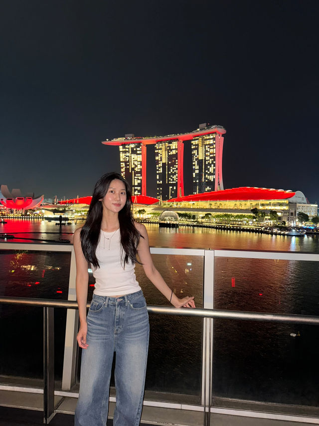 마리나베이샌즈가 잘 보이는 싱가포르 스팟 🇸🇬❤️